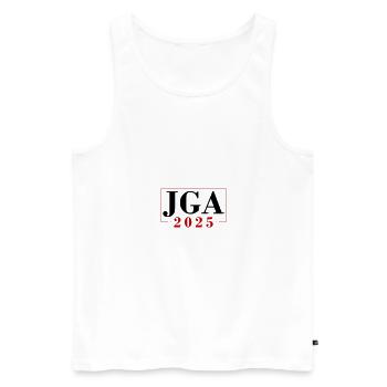 Jga 2025 Junggesellenabschied - Männer Premium Bio Tank Top - Weiß - Vorne - Michal (187cm)