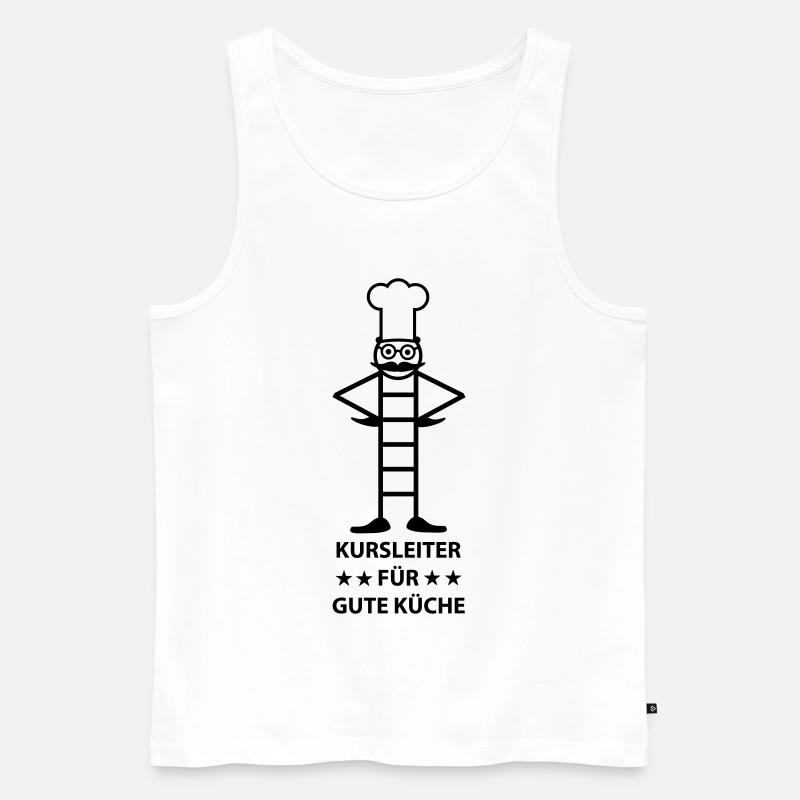 gute Küche (b) - Männer Premium Bio Tank Top - Weiß