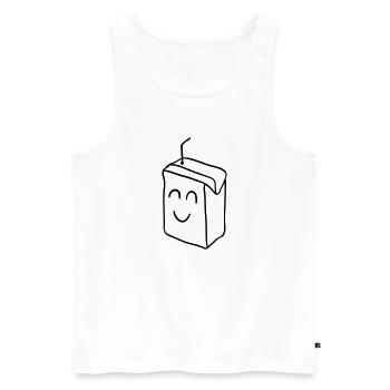 Hydration packs - Men's Premium Organic Tank Top - white - Front - Michal (187cm)
