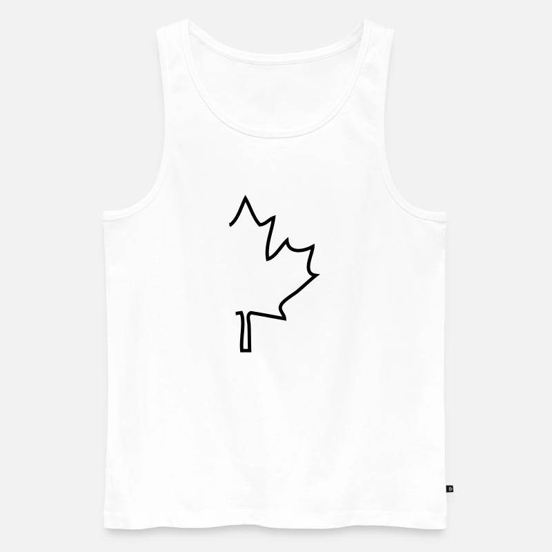 kanada - Männer Premium Bio Tank Top - Weiß