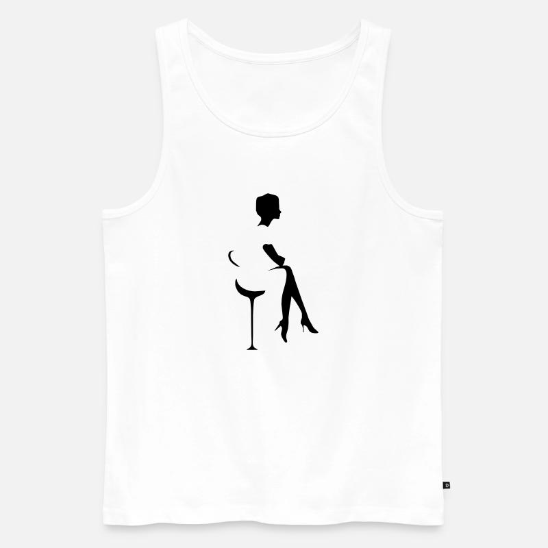 Restaurant - Männer Premium Bio Tank Top - Weiß