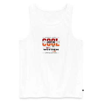 Witten Meine Stadt Cool I Love Reise Tour - Männer Premium Bio Tank Top - Weiß - Vorne - Michal (187cm)
