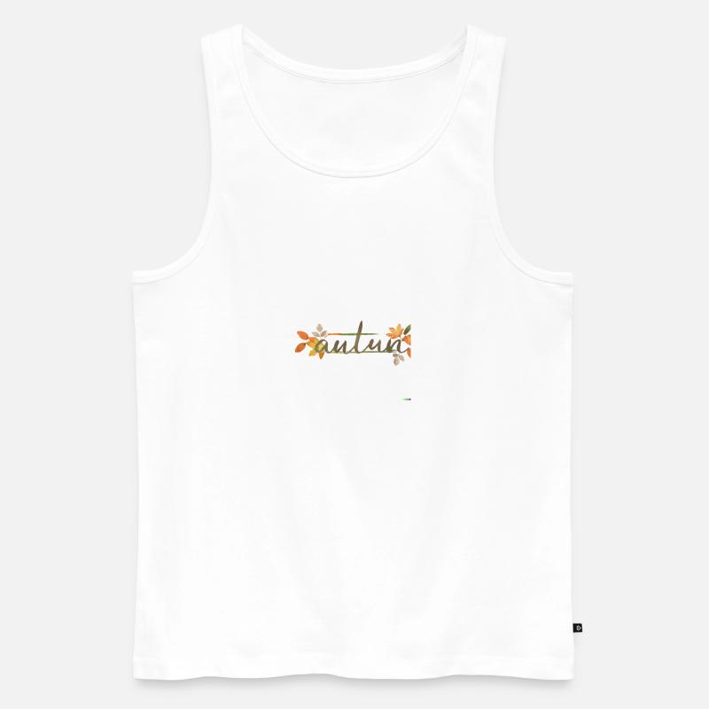 Autun M - Männer Premium Bio Tank Top - Weiß