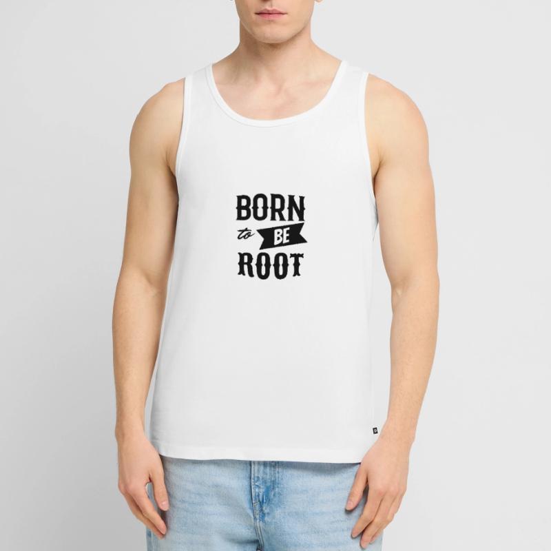 Root Admin IT Systemadmin Saying Funny Men's Premium Organic Tank Top