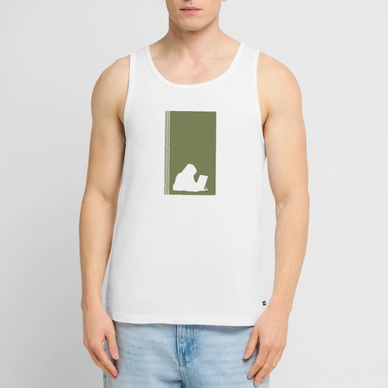 Computer Science Hacking Computer Scientist Men's Premium Organic Tank Top