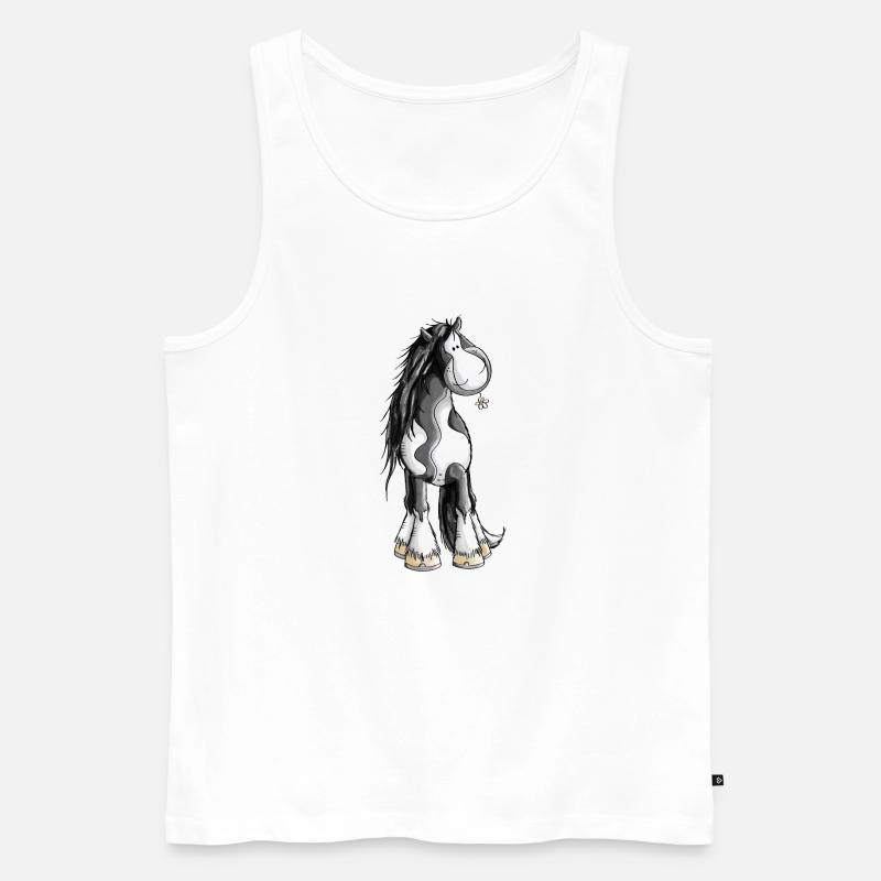 Tinker mit Blümchen - Männer Premium Bio Tank Top - Weiß