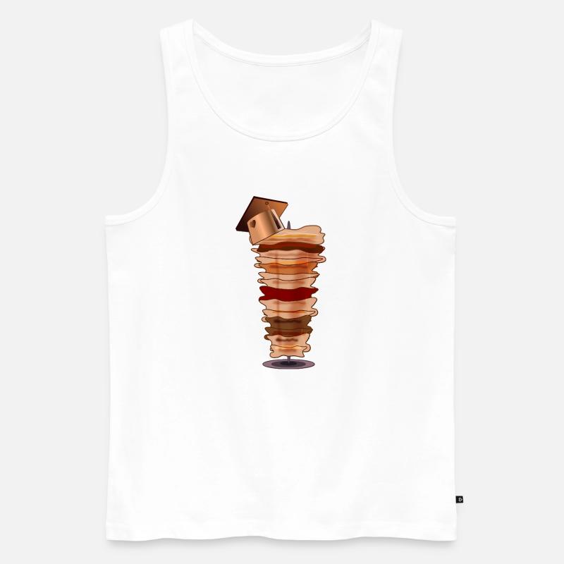 DÖNER KEBAB ABSCHLUSS STUDIUM - Männer Premium Bio Tank Top - Weiß