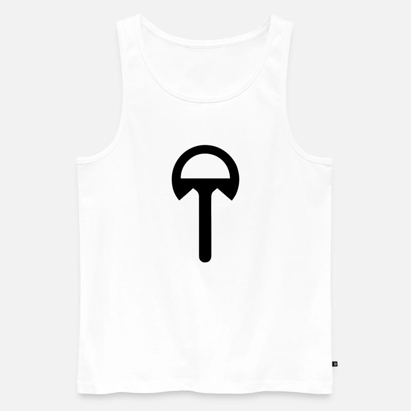 Werkzeug - Männer Premium Bio Tank Top - Weiß