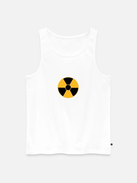 Radio Active 2 - Men's Premium Organic Tank Top - white