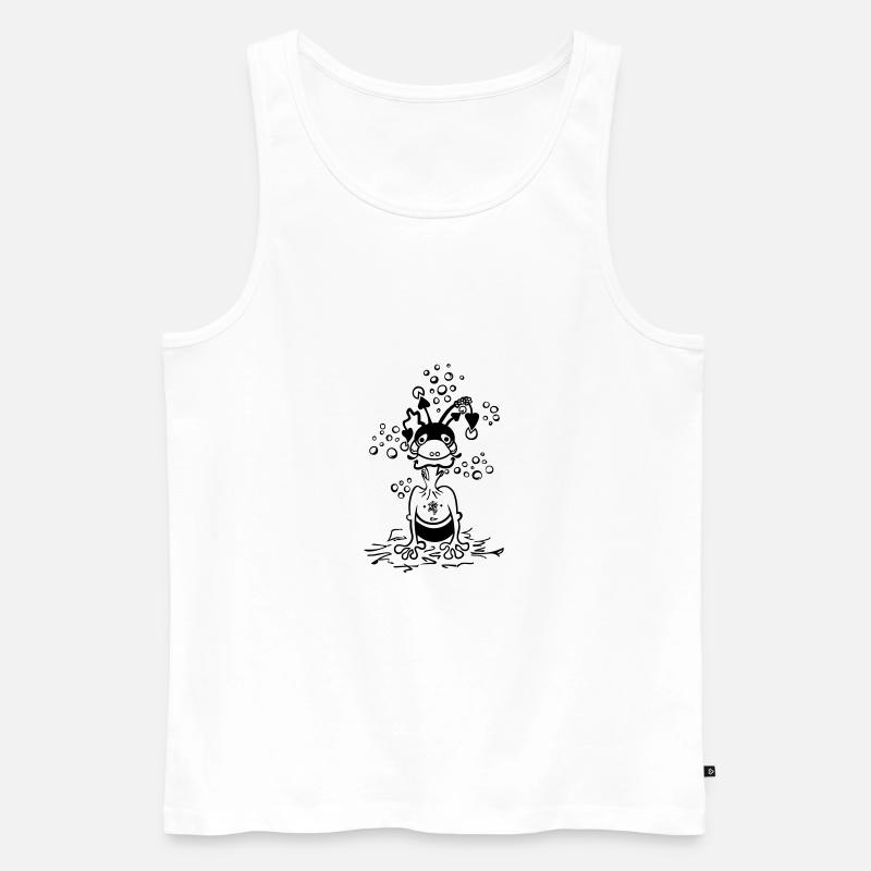 Alien - Männer Premium Bio Tank Top - Weiß