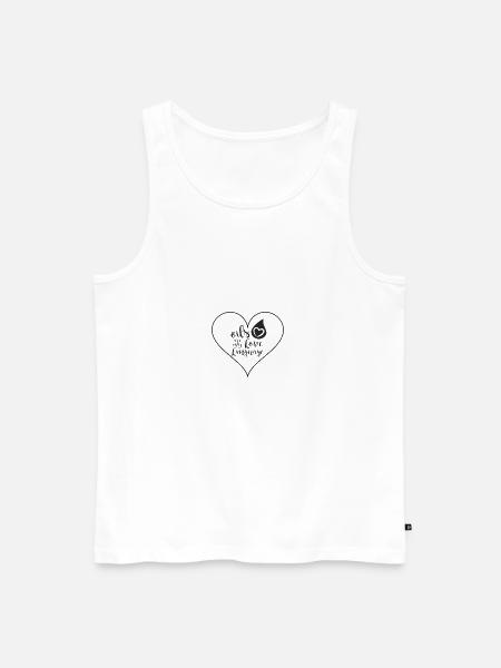 Oil Lover - Men's Premium Organic Tank Top - white