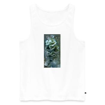 Sea Snail - Men's Premium Organic Tank Top - white - Front - Michal (187cm)