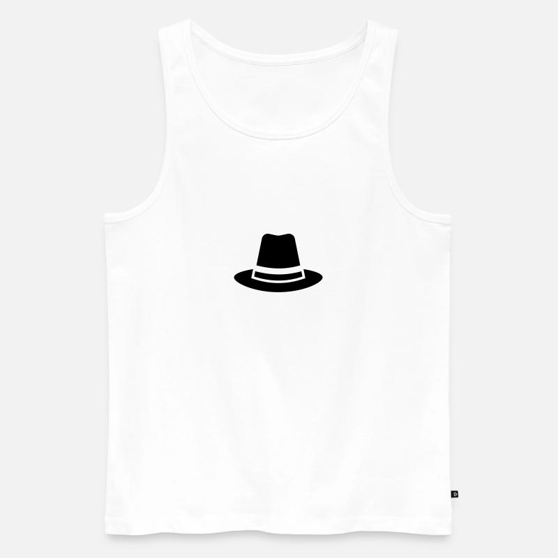 Hut - Männer Premium Bio Tank Top - undefined