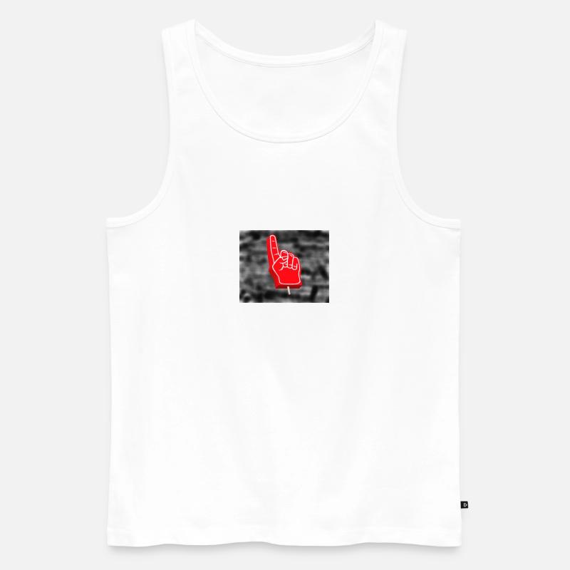 Du bist der Beste - Männer Premium Bio Tank Top - Weiß