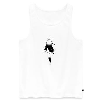 Mushroom - Débardeur bio Premium Homme - blanc - Devant - Michal (187cm)