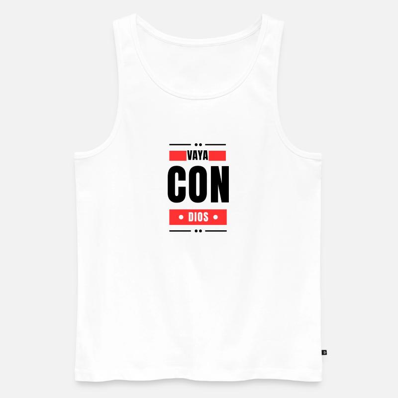 Vaya Con Dios - Männer Premium Bio Tank Top - Weiß