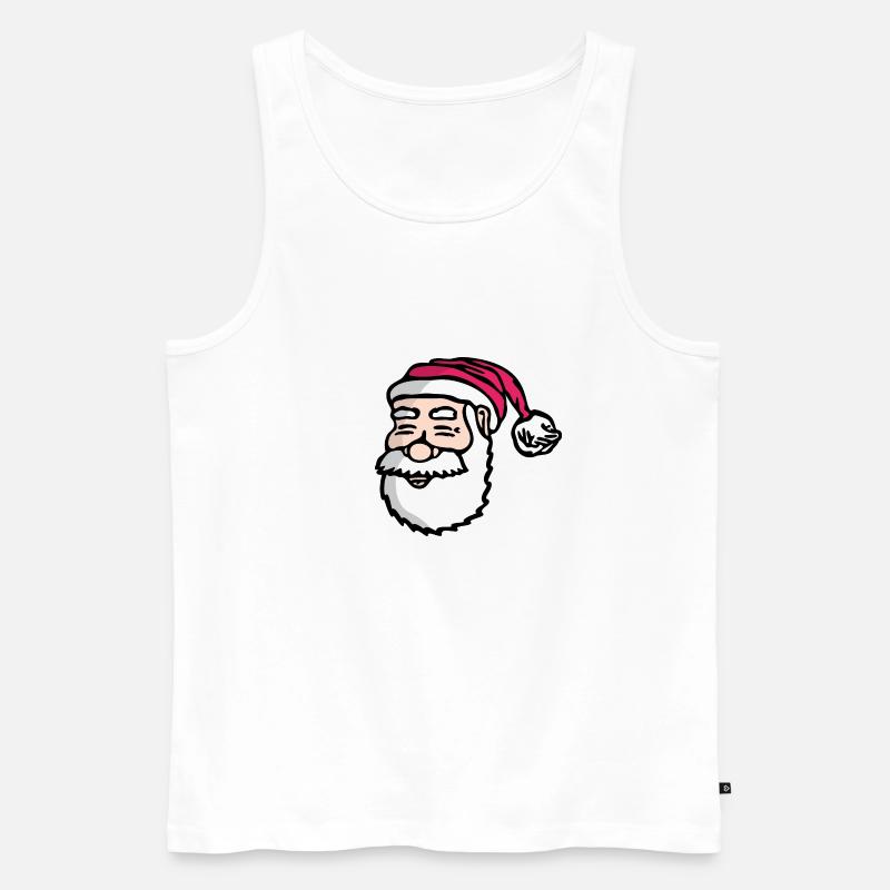 Weihnachtsmann - Männer Premium Bio Tank Top - Weiß