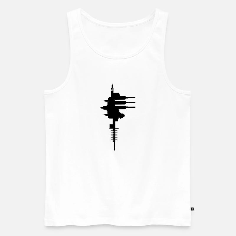 hannover-4 - Männer Premium Bio Tank Top - Weiß