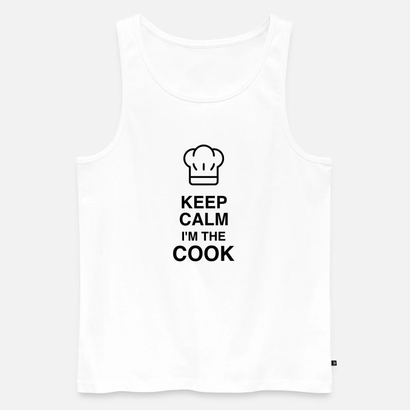 Koch / Kochen / Cooking / Chef - Männer Premium Bio Tank Top - Weiß