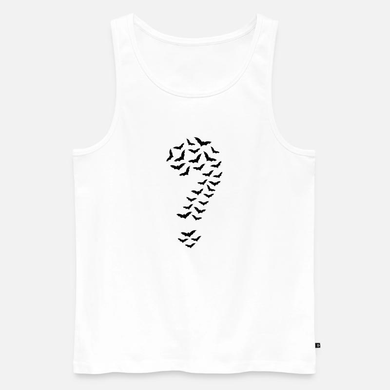 Fledermäuse - Männer Premium Bio Tank Top - Weiß