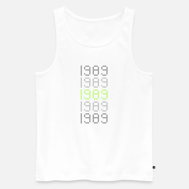 Style 1989 - Männer Premium Bio Tank Top - Weiß