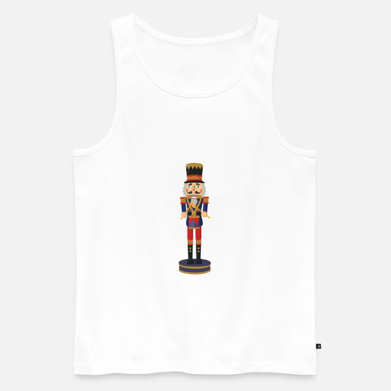 Nutcracker - Männer Premium Bio Tank Top - Weiß