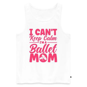 Ballet Dance Ballerina Ballet Girl Gift - Men's Premium Organic Tank Top - white - Front - AI Model Male 178 light (178cm)
