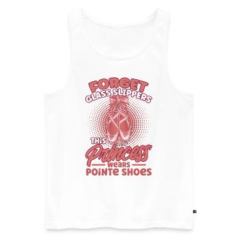 Ballerina Ballet Girl Ballet Dancer - Men's Premium Organic Tank Top - white - Front - Michal (187cm)