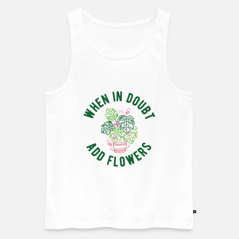 Landschaftsgärtner Hobbygärtner Gärtner - Männer Premium Bio Tank Top - Weiß