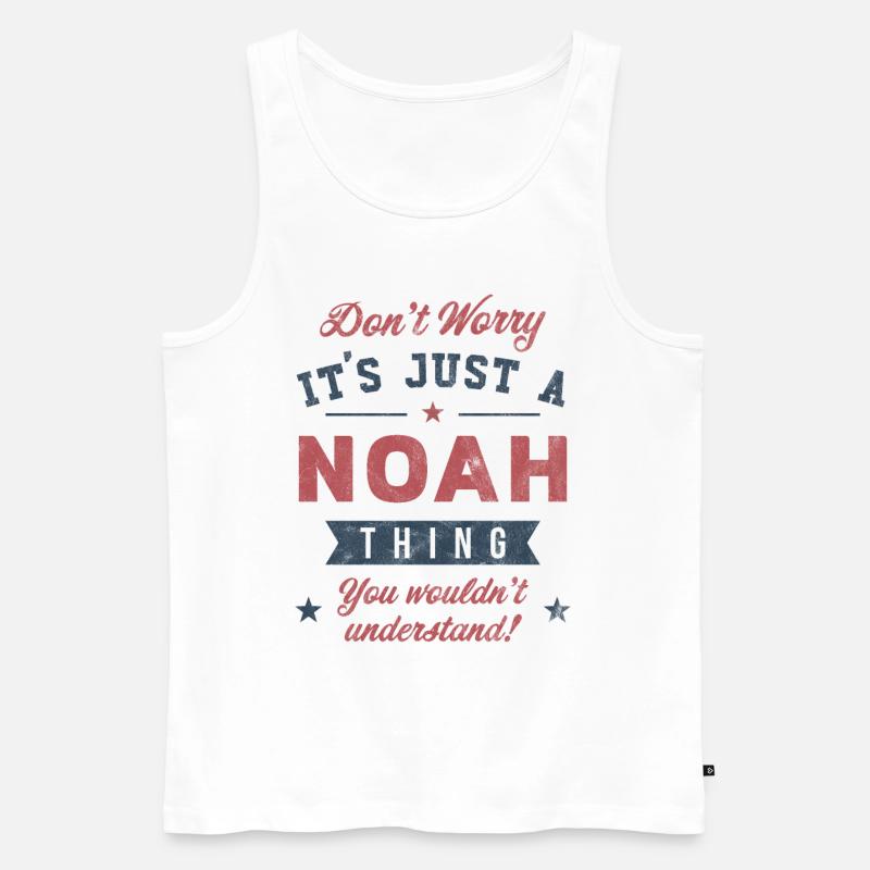 Es ist eine Noah-Sache - Männer Premium Bio Tank Top - Weiß