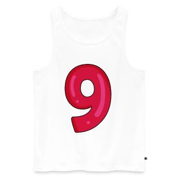 9 - Débardeur bio Premium Homme - blanc - Devant - Michal (187cm)