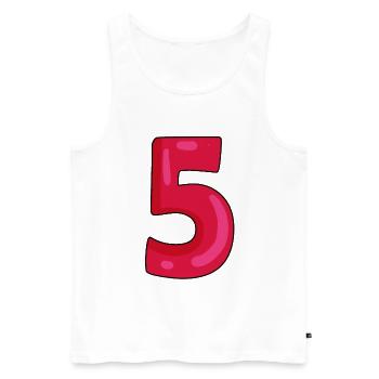 5 - Débardeur bio Premium Homme - blanc - Devant - Michal (187cm)