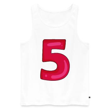 5 - Débardeur bio Premium Homme - blanc - Devant - Michal (187cm)
