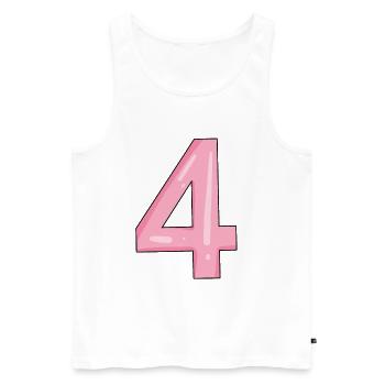 4 - Débardeur bio Premium Homme - blanc - Devant - Michal (187cm)