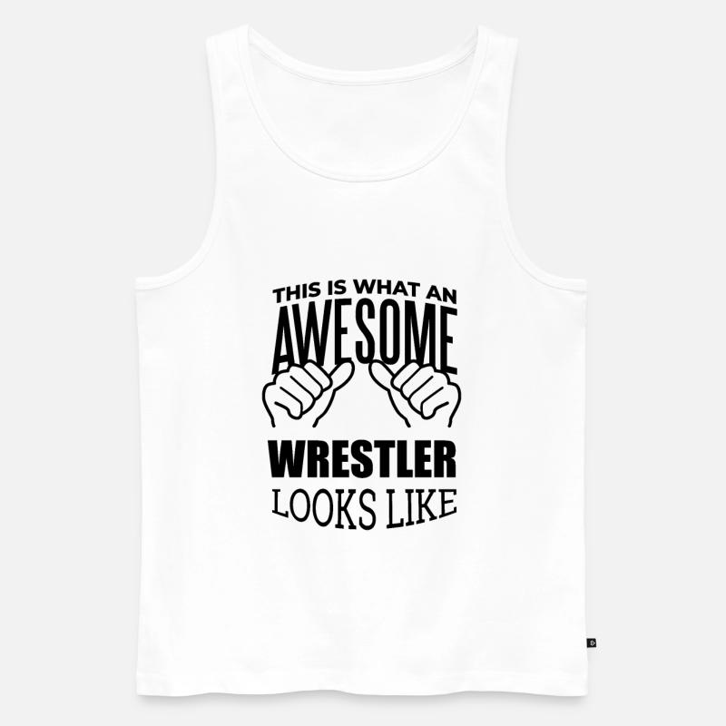Ringer - Männer Premium Bio Tank Top - Weiß