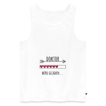 Doktor Personalisierter Beruf Mädchen - Männer Premium Bio Tank Top - Weiß - Vorne - Michal (187cm)