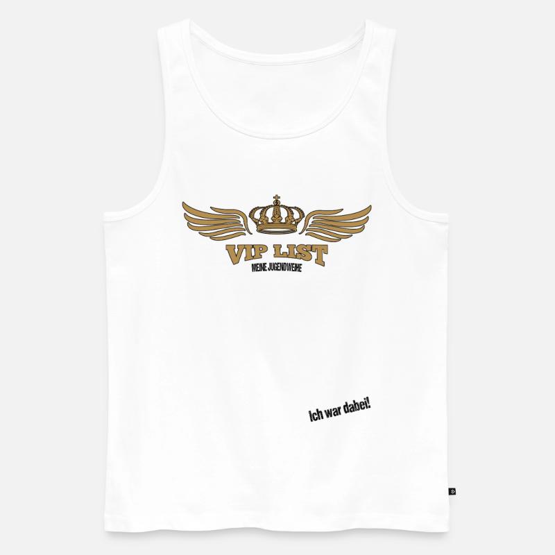 Jugendweihe Gästebuch - Jugendweihe 2026 - Männer Premium Bio Tank Top - Weiß