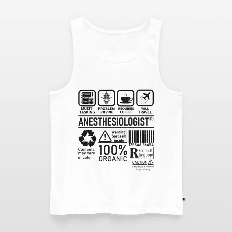 Anesthesiologist multi tasking problem solving Men's Premium Organic Tank Top