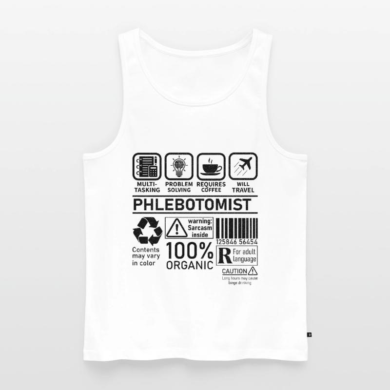 Phlebotomist multi tasking problem solving Men's Premium Organic Tank Top