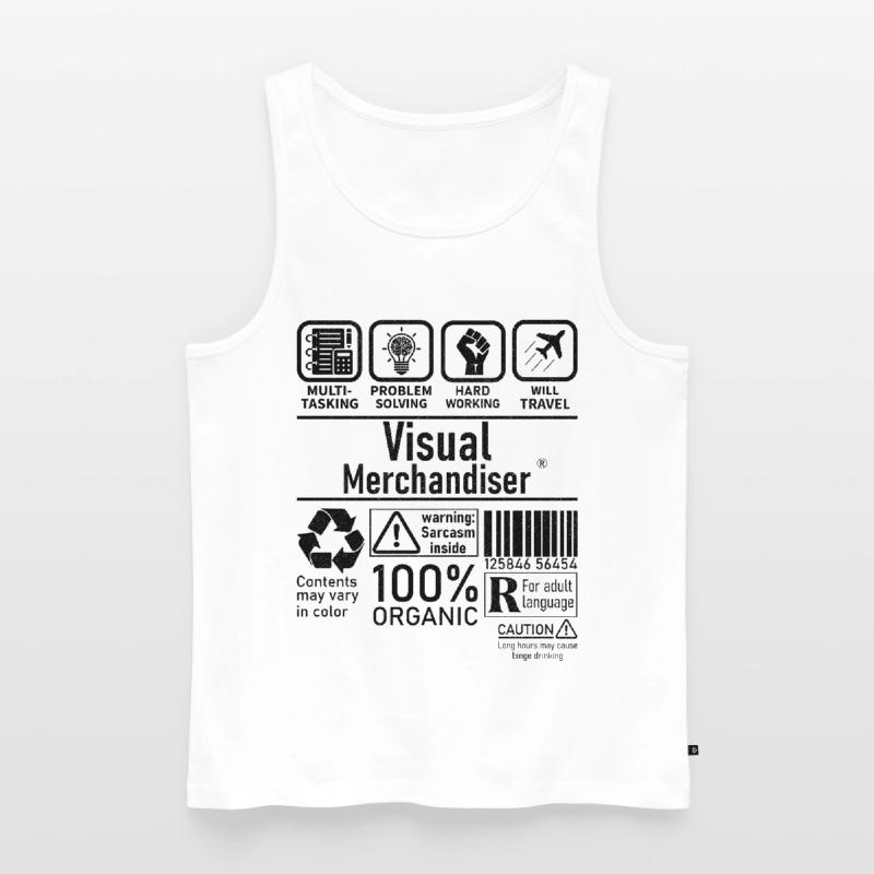 Visual Merchandiser multi tasking problem solving Men's Premium Organic Tank Top