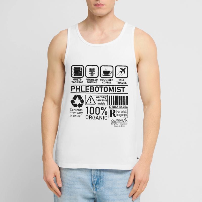 Phlebotomist multi tasking problem solving Men's Premium Organic Tank Top