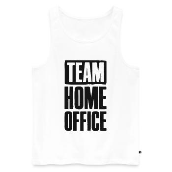 Team Home Office Online Business Affiliate - Men's Premium Organic Tank Top - white - Front - AI Model Male 178 light (178cm)