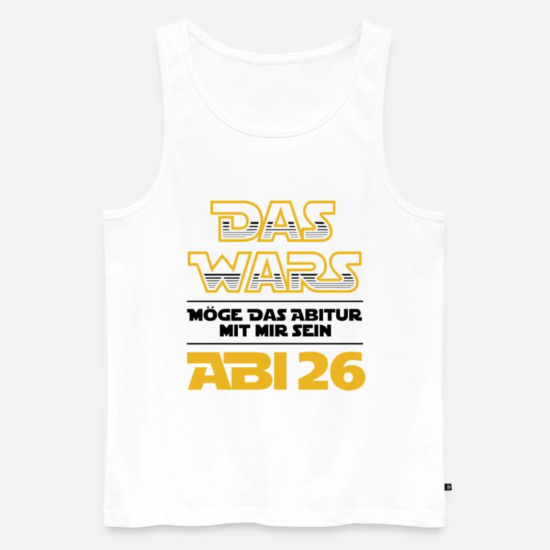 Das Wars | Abi 2026 - Abitur - Geschenk - Männer Premium Bio Tank Top - Weiß