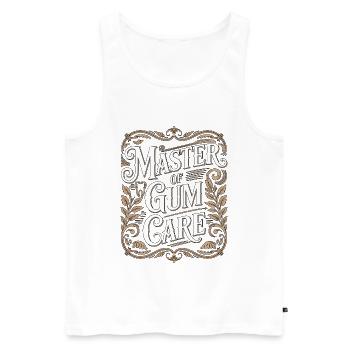 Periodontist Master Of Gum Care Dental Specialist - Männer Premium Bio Tank Top - Weiß - Vorne - Michal (187cm)