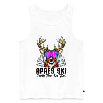 Apres Ski Party Team On Tour - Männer Premium Bio Tank Top - Weiß - Vorne - Michal (187cm)