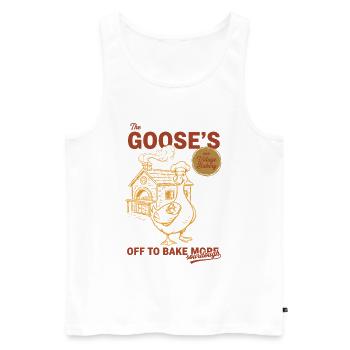 Sauerteig verschwindet, um mehr Brot zu backen - Männer Premium Bio Tank Top - Weiß - Vorne - AI Model Male 178 light (178cm)