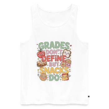 Les classes des enseignants du primaire ne définissent pas l’éducation - Débardeur bio Premium Homme - blanc - Devant - Michal (187cm)
