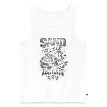Vehicle Painter Car Painter Sand It Again - Men's Premium Organic Tank Top - white - Front - Michal (187cm)