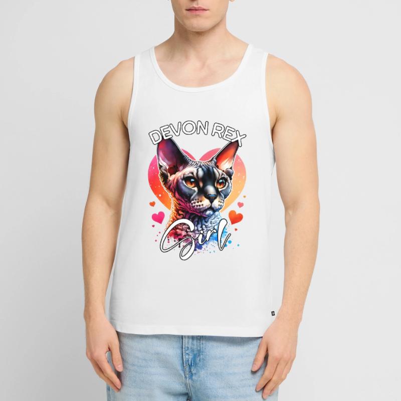 Devon Rex Mädchen Devon Rex Männer Premium Bio Tank Top