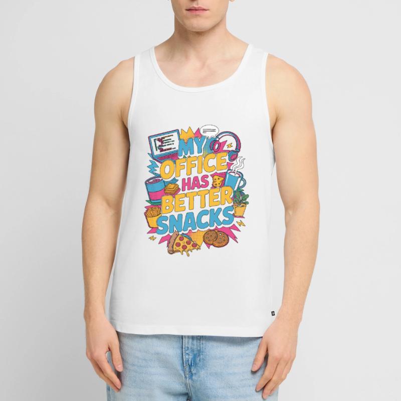 Remote Developer My Office Has Software Engineer Männer Premium Bio Tank Top